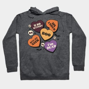 Halloween Conversation Hearts Hoodie